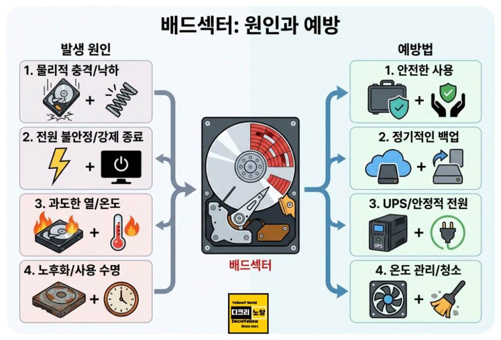 배드섹터 오류 메시지 총정리 치료와 데이터 복구 비용 1 배드섹터 원인 및 예방
