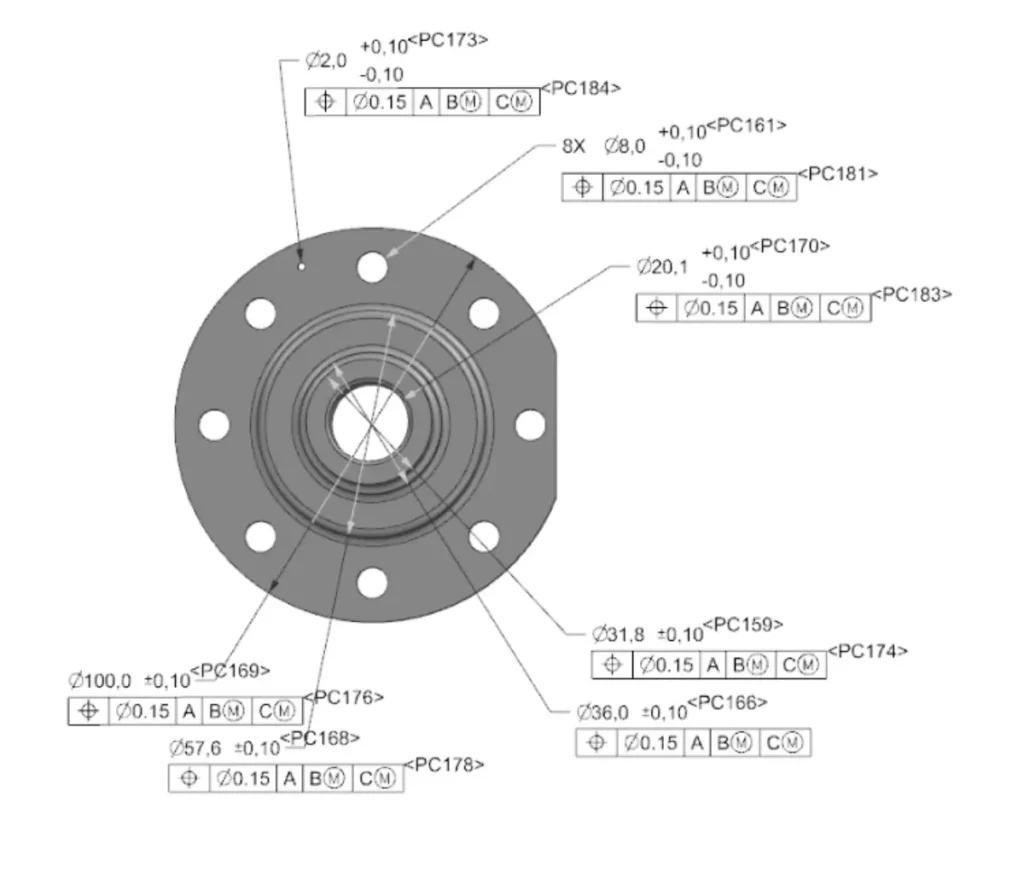 NX PMI와 Drafting 치수 공차가 다를 때 해결방법|기하공차·데이텀·MBD 설정 7 nx inspector pmi hole pattern official
