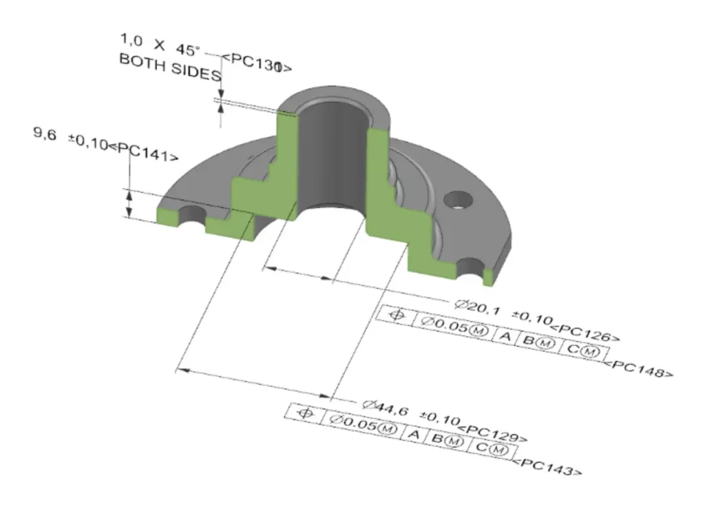 NX PMI와 Drafting 치수 공차가 다를 때 해결방법|기하공차·데이텀·MBD 설정 5 nx inspector pmi section official