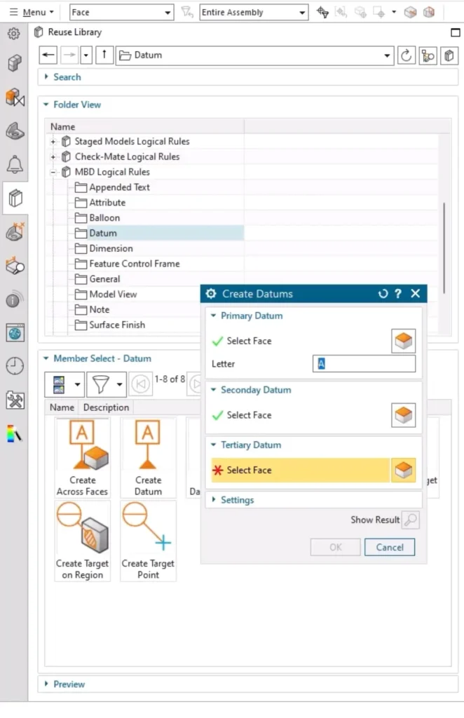NX PMI와 Drafting 치수 공차가 다를 때 해결방법|기하공차·데이텀·MBD 설정 4 nx pmi create datums official