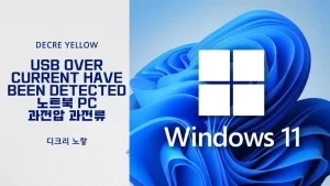 USB Device Over Current Status Detected 해결｜PC 15초 종료·USB 과전류 원인