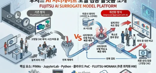후지쯔 AI 서러게이트 모델 검증 플랫폼 소개 제조업 CAE 해석 시간을 줄이는 방법