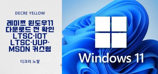 레미쯔 윈도우11 다운로드 전 꼭 확인｜LTSC·IoT LTSC·UUP·MSDN 커스텀 종류