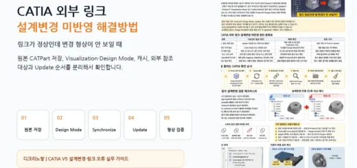 01 CATIA 외부링크 설계변경 미반영 해결방법