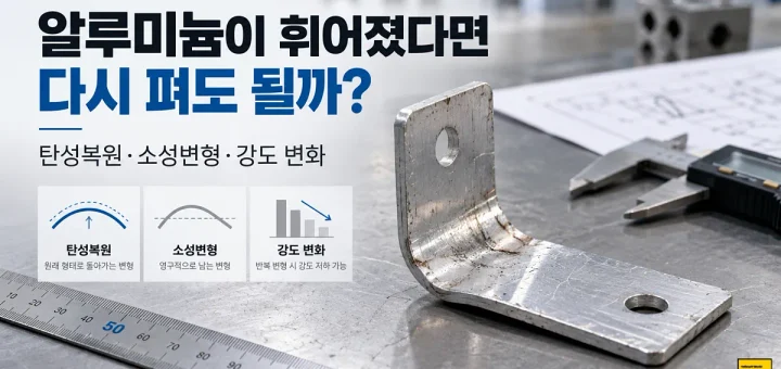 알루미늄 휘어짐 복원 가능할까? 소성변형·6061·7075 강도